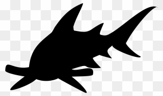 Onlinelabels Clip Art - Hammerhead Shark Vector Free - Png Download
