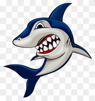 Clipart Shark Cartoon Gambar Ikan Hiu Kartun Png