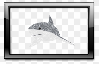 Shark Picture Frames Computer Icons Wall - Purple Frame Clipart