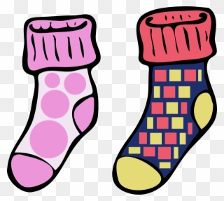 Socks Coloring Clipart