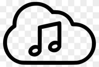 Graphic Freeuse Music Playing Cloud Svg Png Icon Free - Music Download Clipart