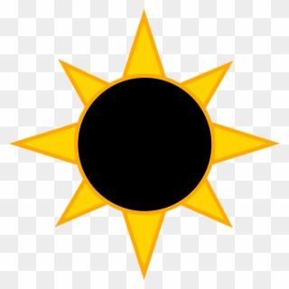 Solar Eclipse Symbol - Eclipse Clipart - Png Download