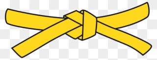 Black Belt Path - Yellow Belt Clipart