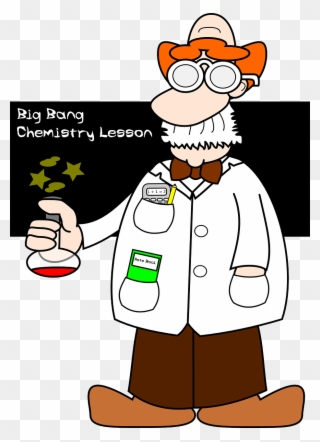 Philosopher Clipart Curious Student - Chemistry Professor Cartoon - Png Download