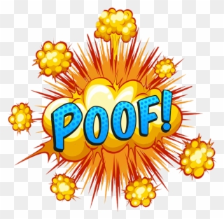 Poof Emoji Speechbubble Bubble Speech Bang Pow Comic - Explosion Word Clipart