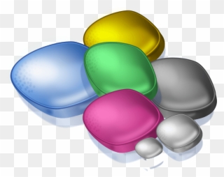The Stone Cliparts - Colorful Stone Clipart Transparent - Png Download