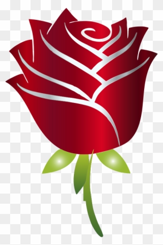Rose Graphics - Beauty And The Beast Rose Png Clipart
