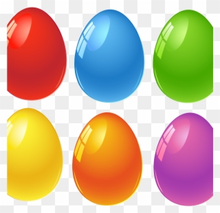 Colorful Egg Clip Art - Png Download