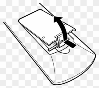 Insert Two Batteries Correctly Into The Battery Compartment - Sketch Clipart