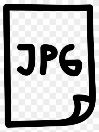 Jpg Hand Drawn File Symbol Comments Clipart
