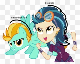 Comparison, Equestria Girls, Indigo Zap, Lightning - My Little Pony Equestria Girls Indigo Zap Clipart