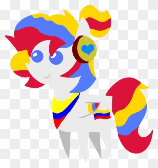 Archooves, Colombia, Nation Ponies, Oc, Oc - Cartoon Clipart