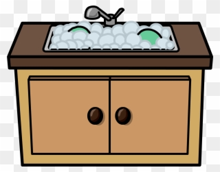 Clipart Kitchen Sink - Clipart Of A Sink - Png Download