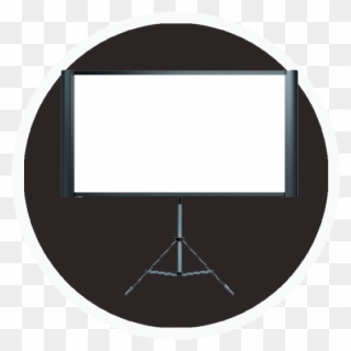 Faculty Projector Screen - Circle Clipart