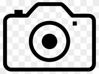 Clip Transparent Library Box Svg Camera - Camera Icon Png White