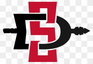 Mountain West Conference - San Diego State Logo Png Clipart