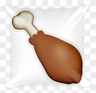 Chicken Leg Emoji Png Clip Freeuse Library - Throw Pillow Transparent Png