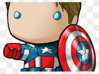 Chibi Steve Rogers Avengers Clipart