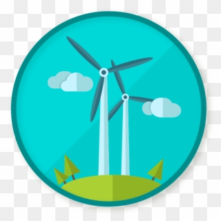 Win A Badge - Wind Turbine Clipart