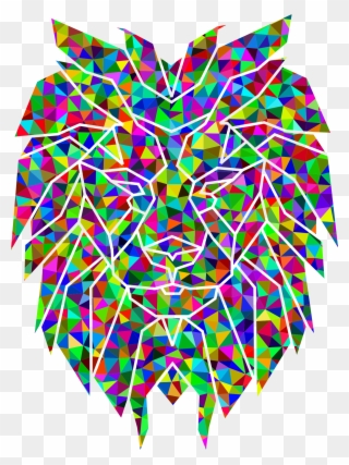 Lionhead Rabbit Color Tiger T-shirt - Spreadshirt Langarmshirt Colorful Lion Clipart