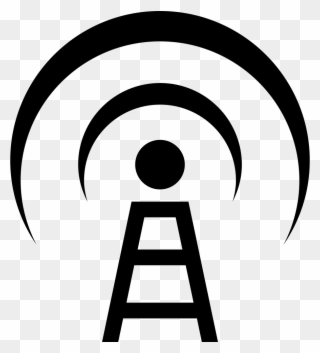 Broadcast Communications Tower Comments - Torre Telecomunicaciones Icono Clipart