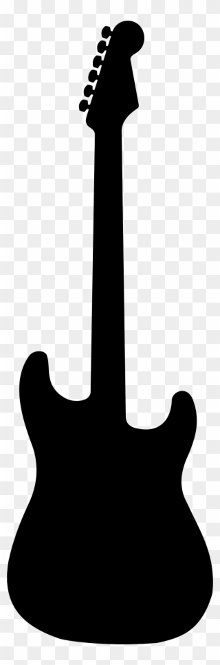 Big Image Png - Bass Guitar Silhouette Png Clipart