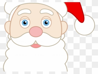 Face Clipart Santa Claus - Cartoon Santa Claus Face - Png Download