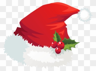 Christmas Santa Claus Hat Clipart Christmas Free Picture - Santa Hat Clipart Transparent - Png Download