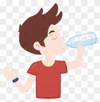 Drinking Water Health Water Ionizer - Cartoon Drinking Water Png Clipart
