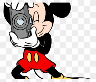 Mickey Mouse Clipart Camera - Mickey Mouse Disney Character - Png Download