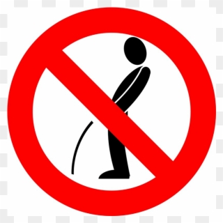 No Urinating In A Public Place Clipart