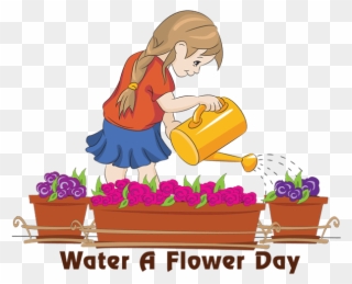 National Water A Flower Day May 30, - Cooking With Water Clipart - Png Download