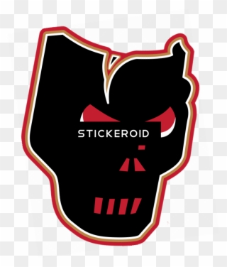 Calgary Hitmen Black Mask - Calgary Clipart