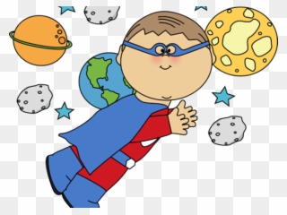 Space Clipart Superhero - Super Numbers - Png Download