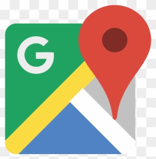 Locate Us On Apple Maps Locate Us On Google Maps - Google Maps Logo Png Clipart