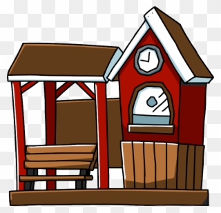Train Station Png - Train Station Cartoon Png Clipart