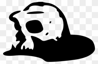 Skull Face Computer Icons Jaw Nose - Skull Clipart