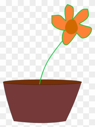 Flower In A Vase Free Vector - Clipartflower In A Vase - Png Download