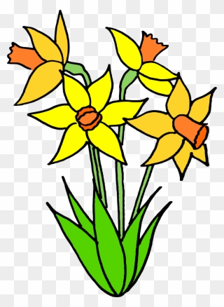 Flower Clipart Name - Spring Bulb Clip Art - Png Download