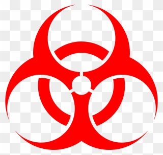 Nuclear Cliparts - Biohazard Symbol - Png Download