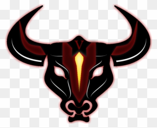 Free Download Bull Head Vector Clipart Bull Ox - Black Bull Tattoo Designs - Png Download