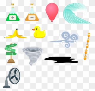 Interactive Play Items And Race Obstacles Clipart