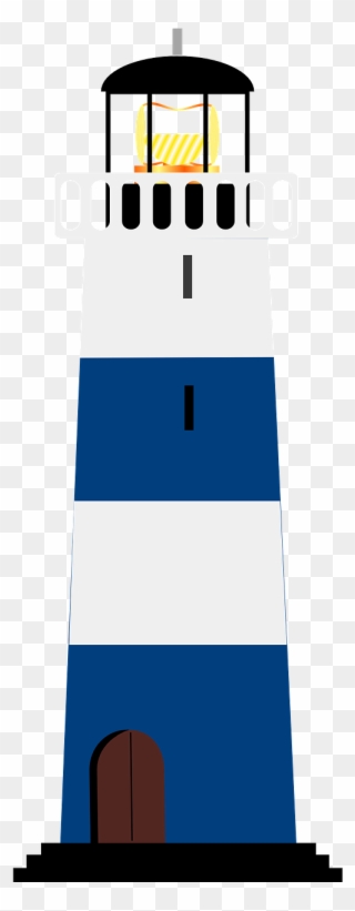 Lighthouse Blue White Light Png Image - Lighthouse Clip Art Transparent Png
