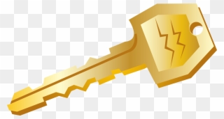 Euclidean Vector Icon - Golden Key Icon Png Clipart