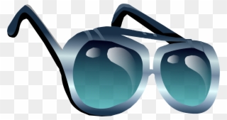 Blue Aviator Shades - Club Penguin Oculos Clipart