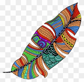 Feather Sticker Clipart
