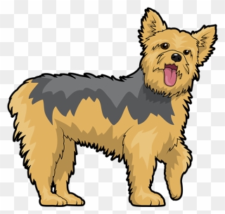 Yorkie Emojis For Dog Lovers Messages Sticker-3 - Australian Terrier Clipart