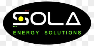 Black Logo Energy Solutions Oval Clipart