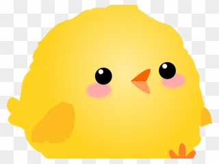 Fluffy Clipart Baby Chicken - Cartoon - Png Download