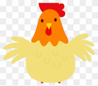 England Flag Clipart Chicken - Farm Animal Chicken Clipart - Png Download